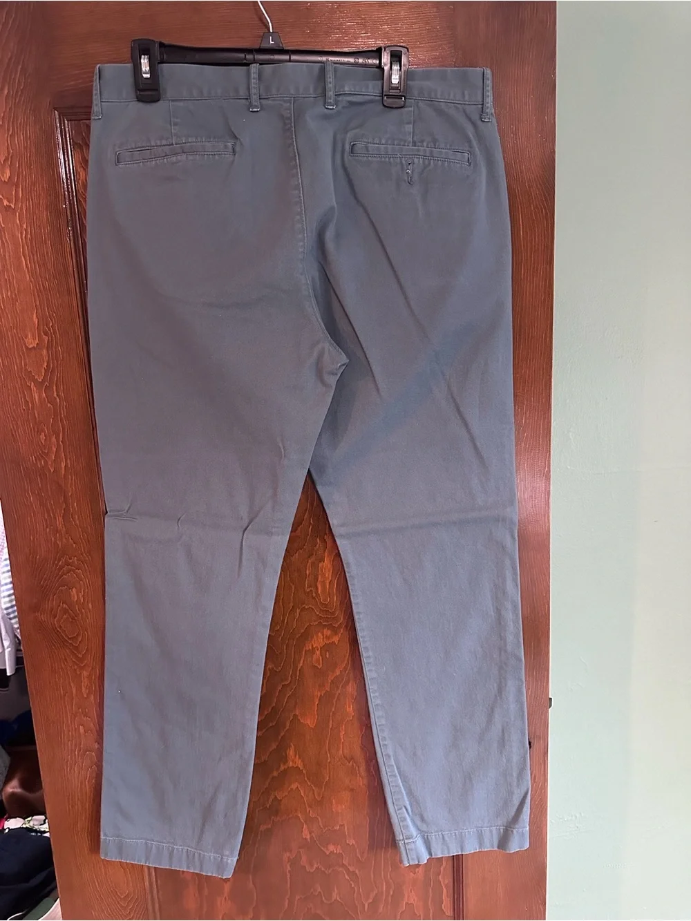 J. Crew Men’s Straight Chino Pants in Slate Blue